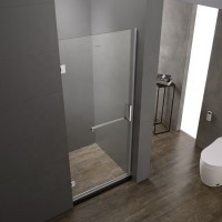 Better bath polished easy-installed  glass shower room door